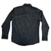 Vintage Y2K Black Button Down Shirt Velvet Burnout Detail Men's Medium INC