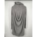Athleta Harmony Wrap Hooded Slouch Back Open Front Cardigan Heathered Grey Small