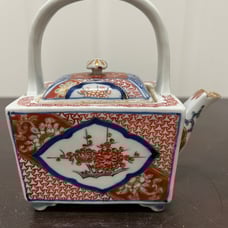 Small Vintage Japanese rectangle teapot