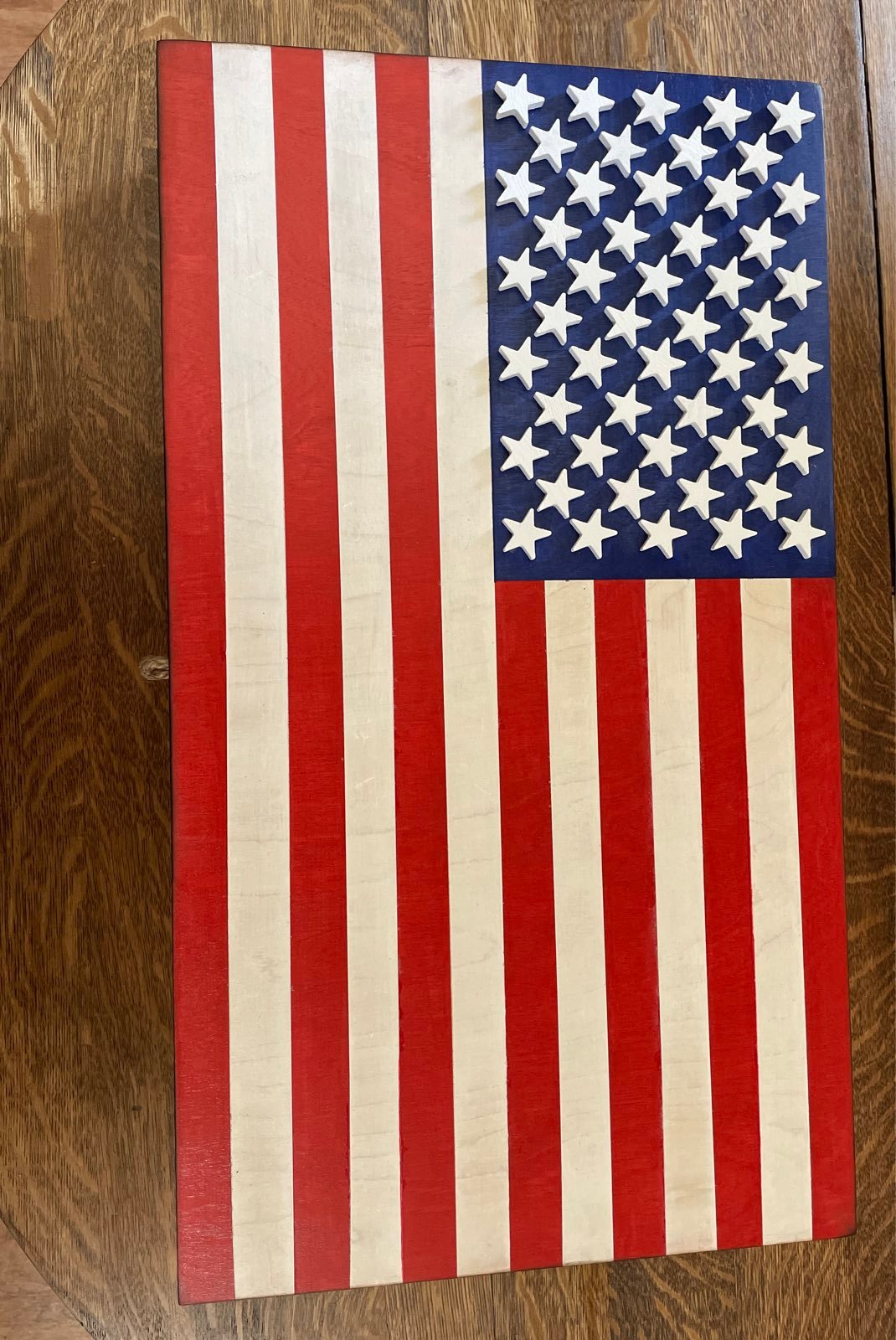 Custom Wooden American Flag