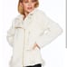 Beach Riot cream Sherpa teddy faux fur moto style jacket Medium