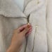 Beach Riot cream Sherpa teddy faux fur moto style jacket Medium