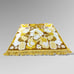 Gold Crest by Cone Bath Towels Washcloths 100% Cotton Set 4 Brown Gold 70s 80s