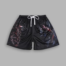 DARCSPORT WEB OF CARNAGE MESH SHORTS
