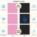 School Locker Magnetic Wallpaper - Pack of 12 Sheets - Geometric (vg 013)