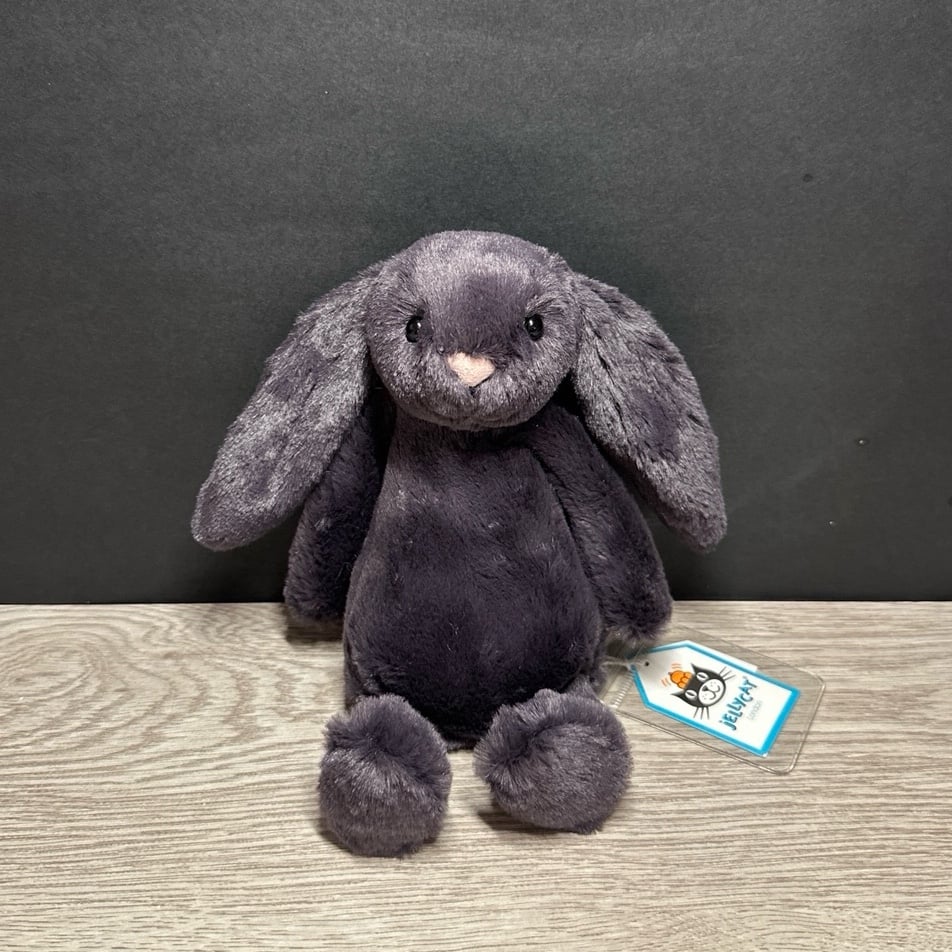 Jellycat SMALL bashful inky bunny- NWT Retired- SHIPS SAME DAY!