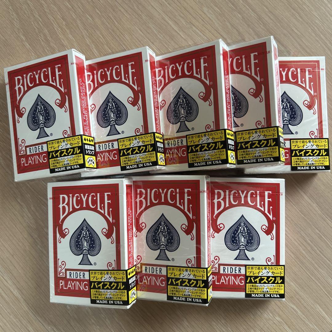 Bicycle Playing Cards, Red, 8 Packs