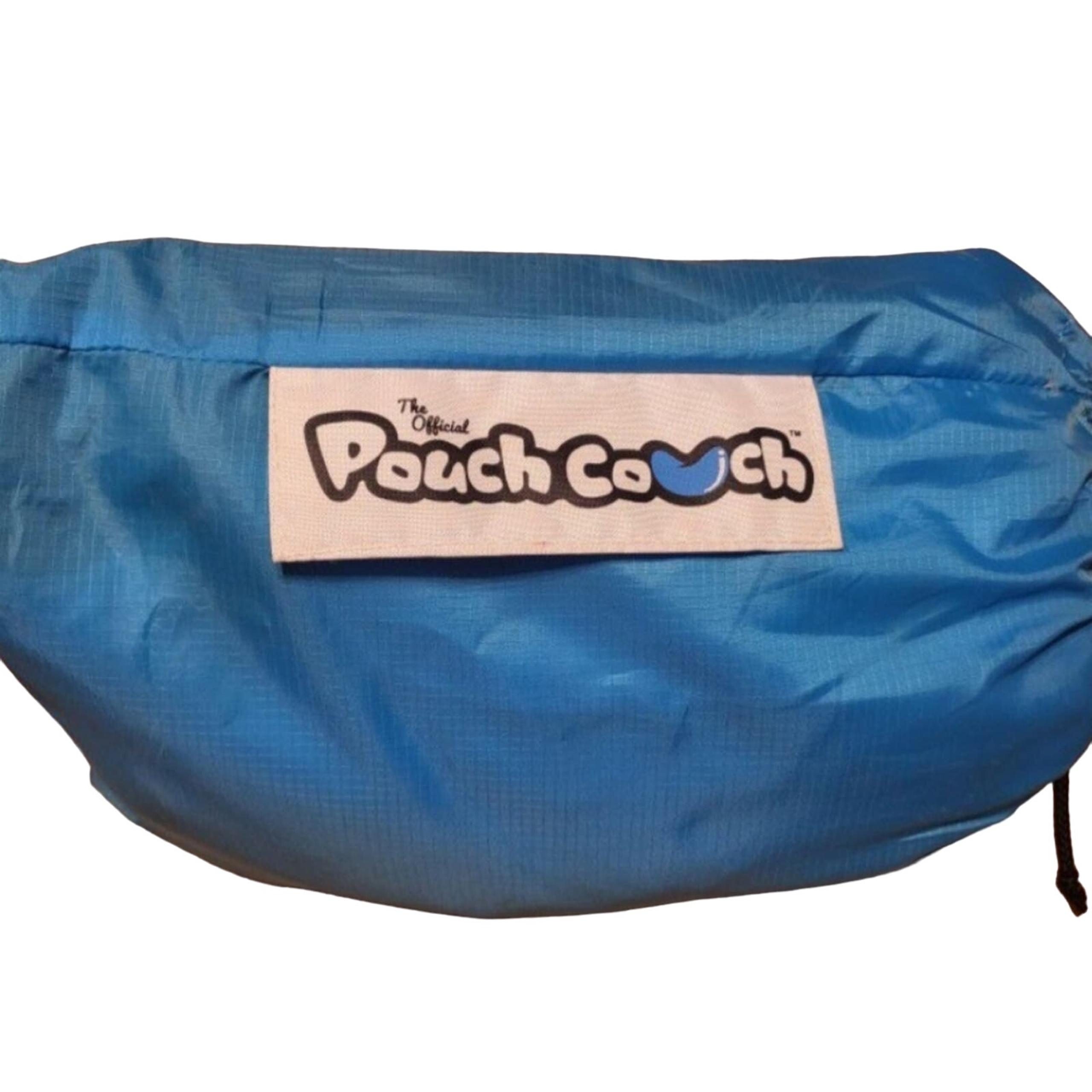 Pouch Couch Outdoor / Indoor Inflateable Seating Cushion, Blue