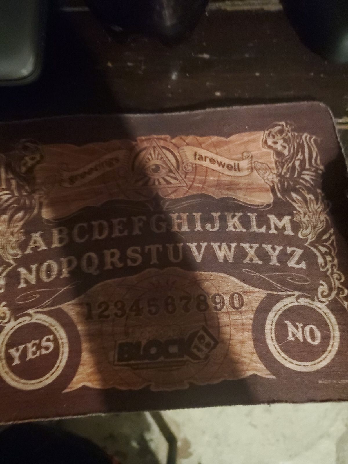 Ouija mouse pad