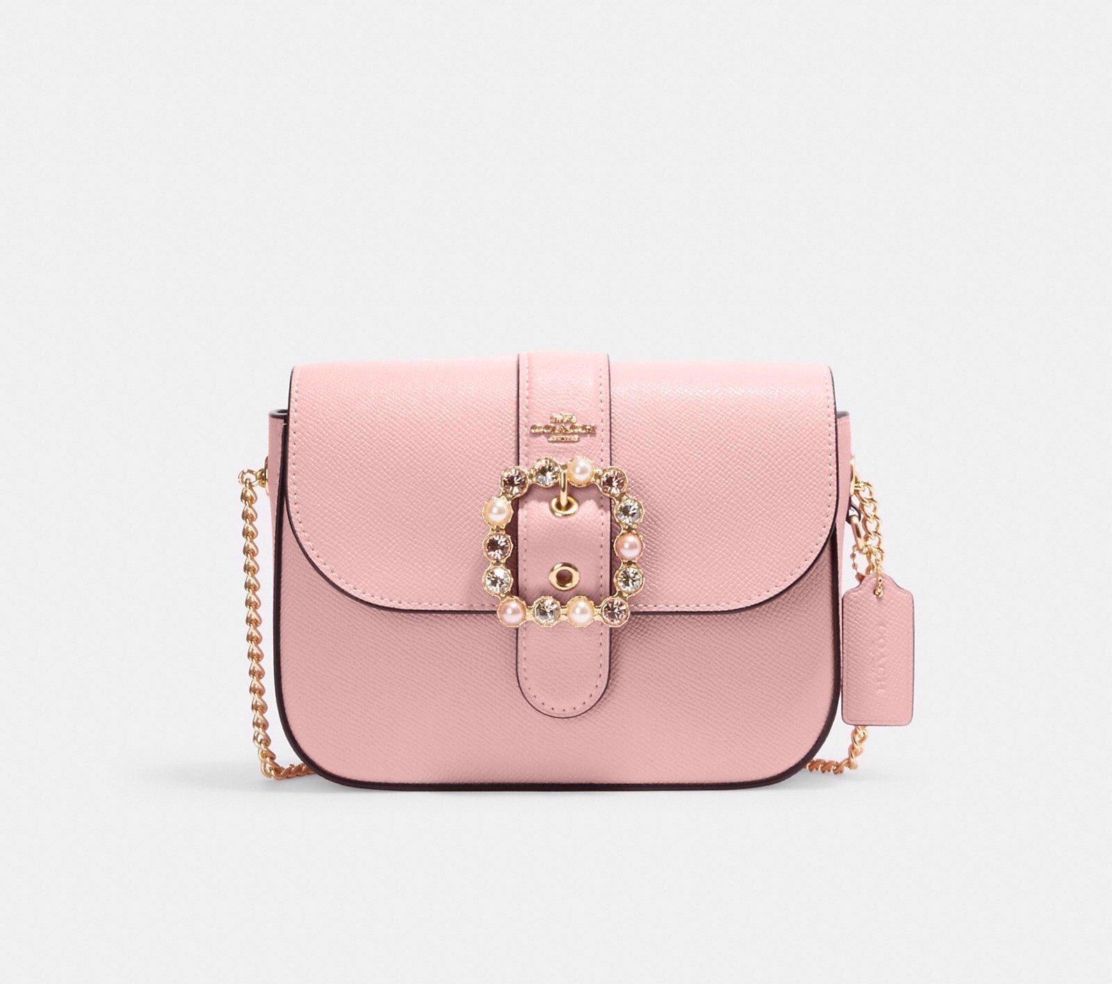 Coach Gemma Crossbody With Jeweled Buckle