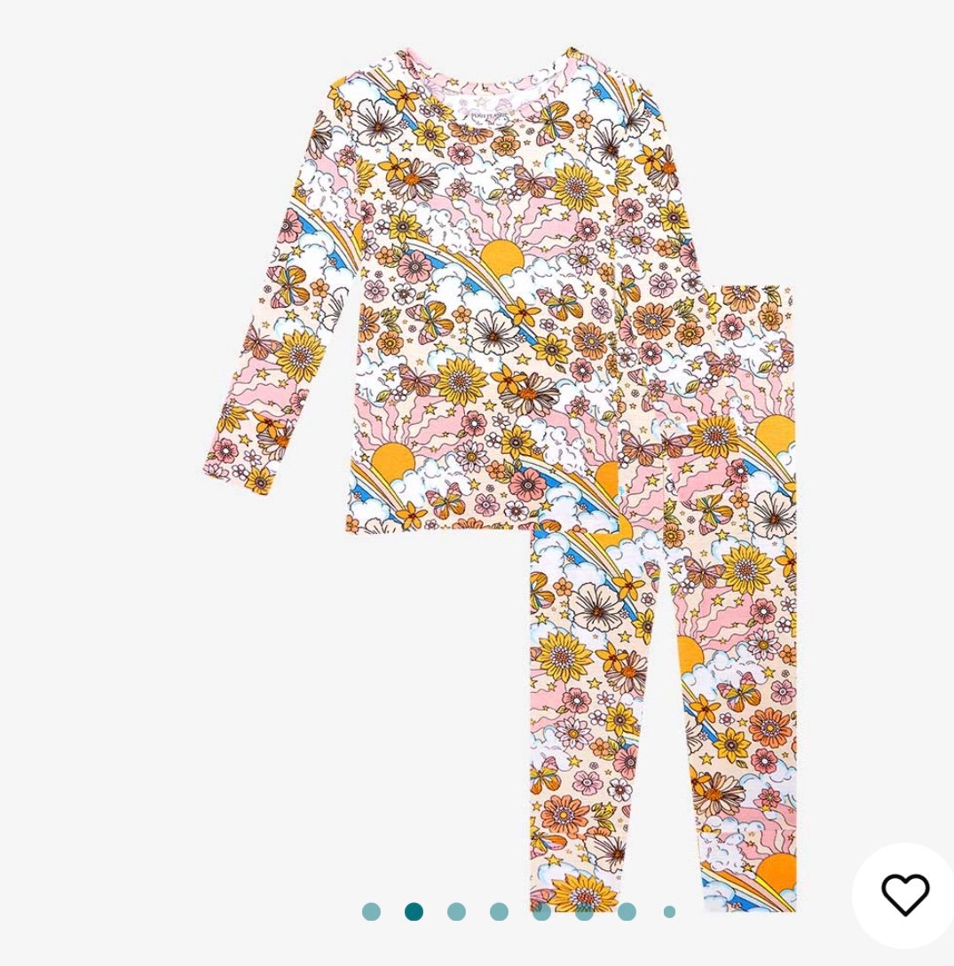 Posh Peanut Dolly Long Sleeve Pajamas 3/4