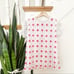 J.Crew Floral crochet sleeveless top pink white blouse