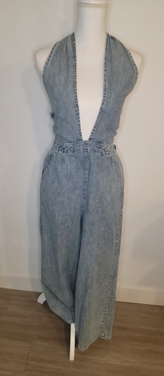 We the Free C'est La Vie Halter Jumpsuit