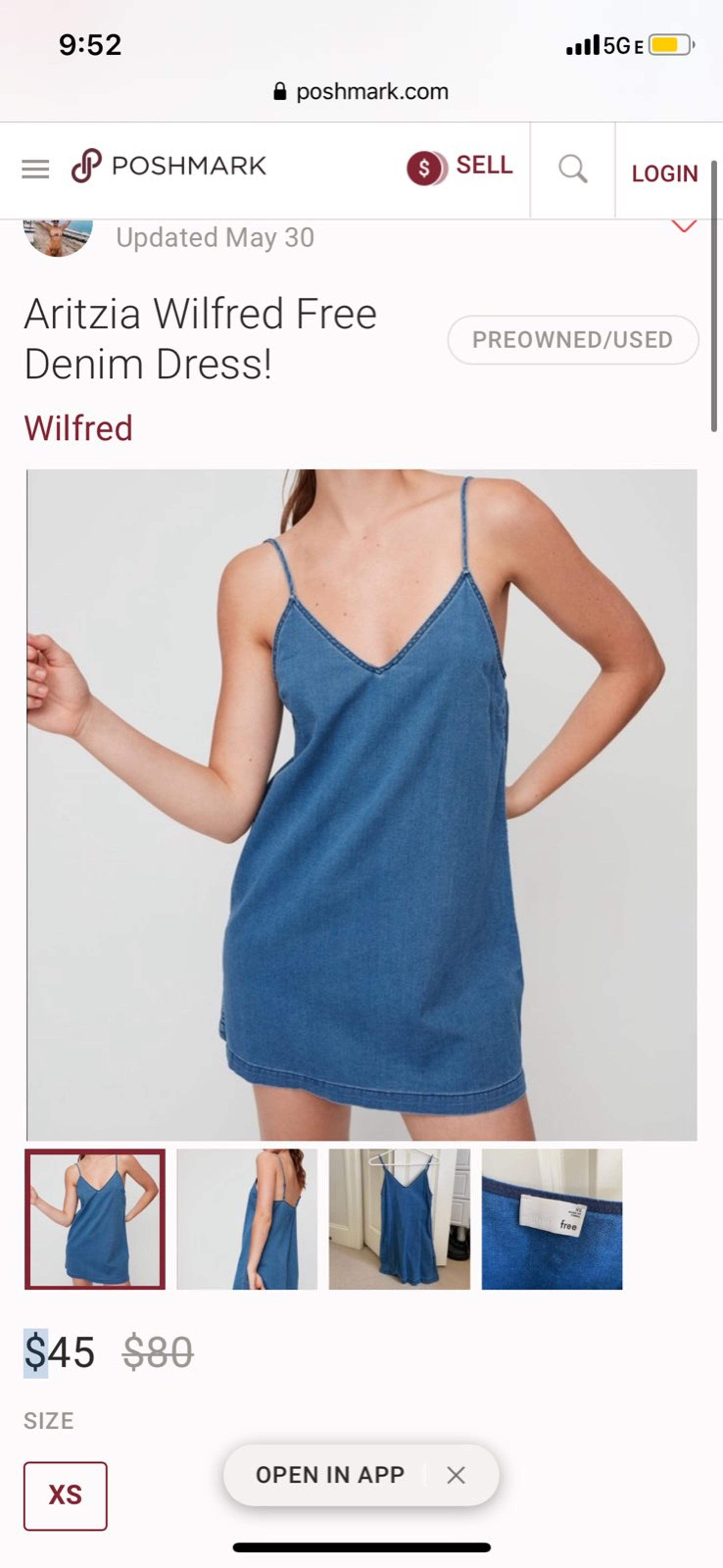 Aritzia Wilfred Free Dress