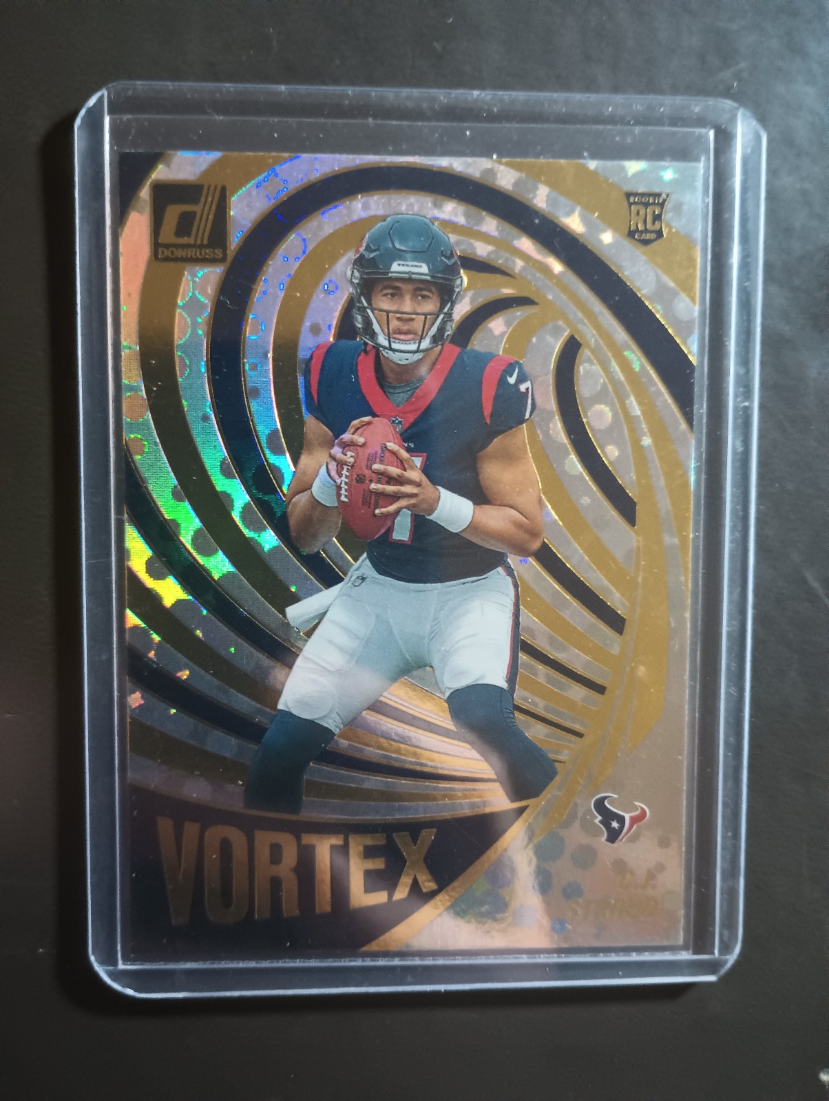 CJ STROUD 2023 Panini Donruss Football Vortex #VOR-17 (RC) SP!! Houston Texans