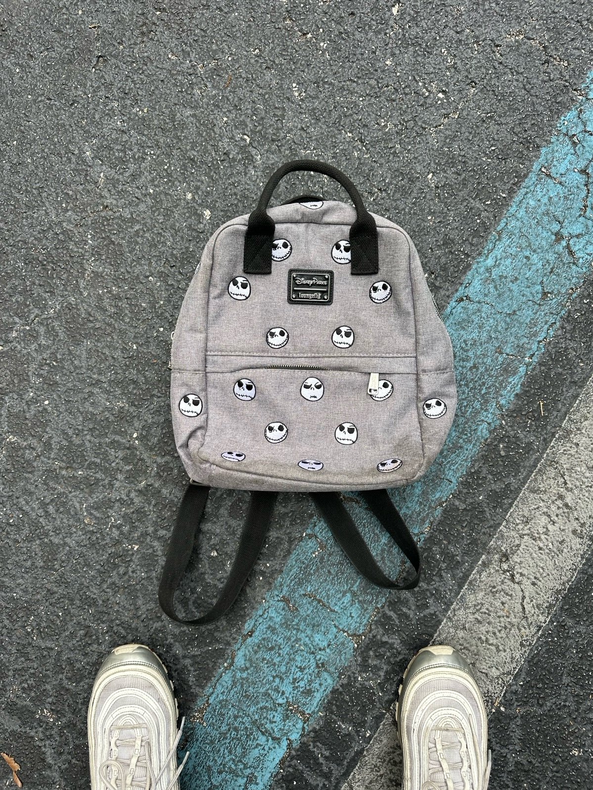 Jack Skellington Loungefly Backpack Disney Parks exclusive