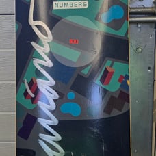 RARE SIGNED Guy Mariano Numbers Skateboard Deck Size 8.4 Thrasher