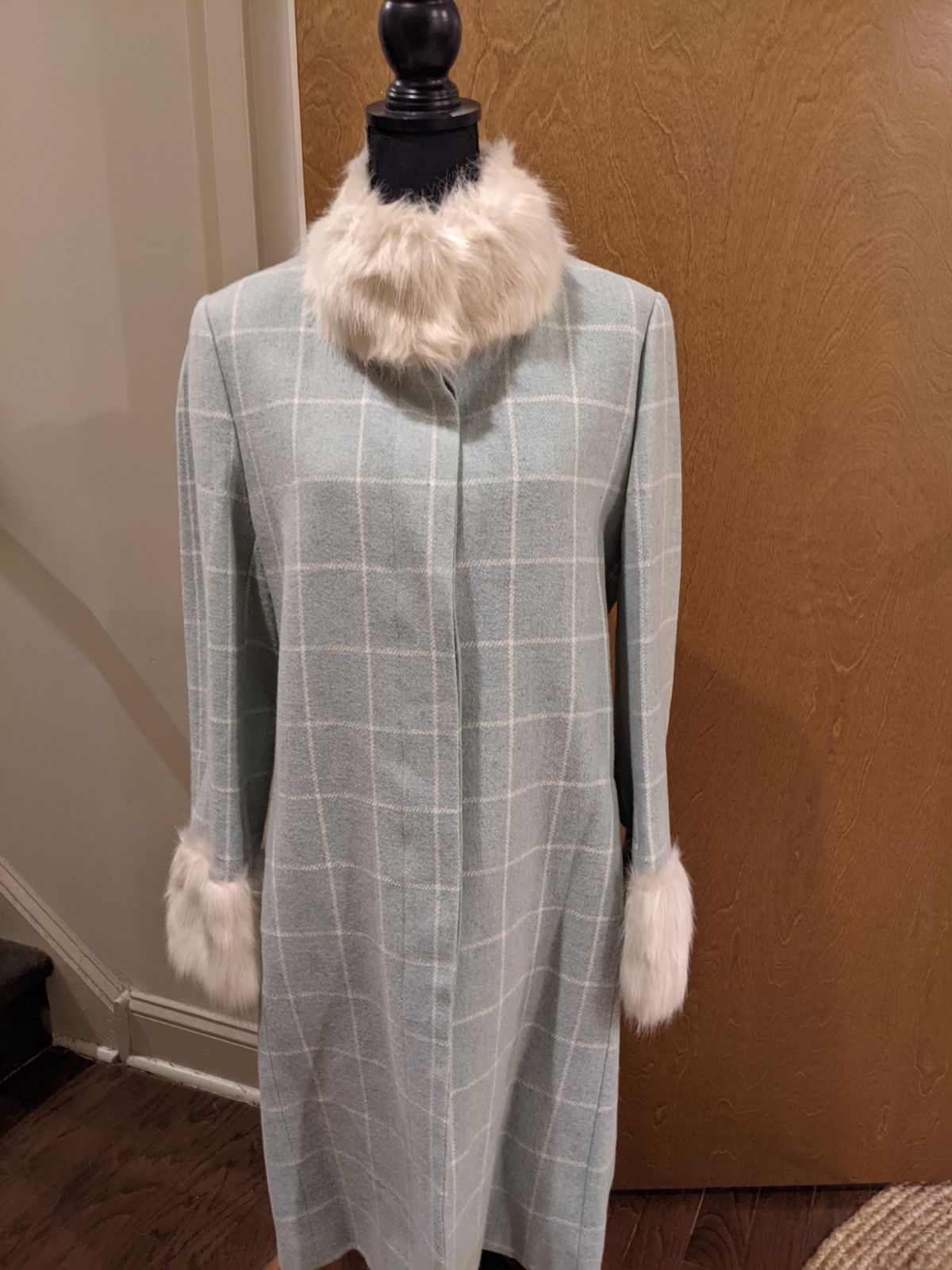 Wool blend coat