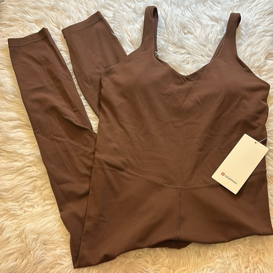 Lululemon Align Bodysuit 25”, Java, Size 12