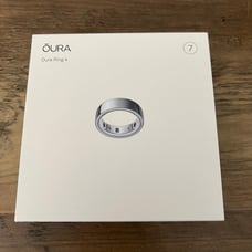 Oura Ring Gen 4 Smart Ring Size 7 Silver Like New with Box
