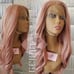 Beautiful Rose Gold long lace front wig