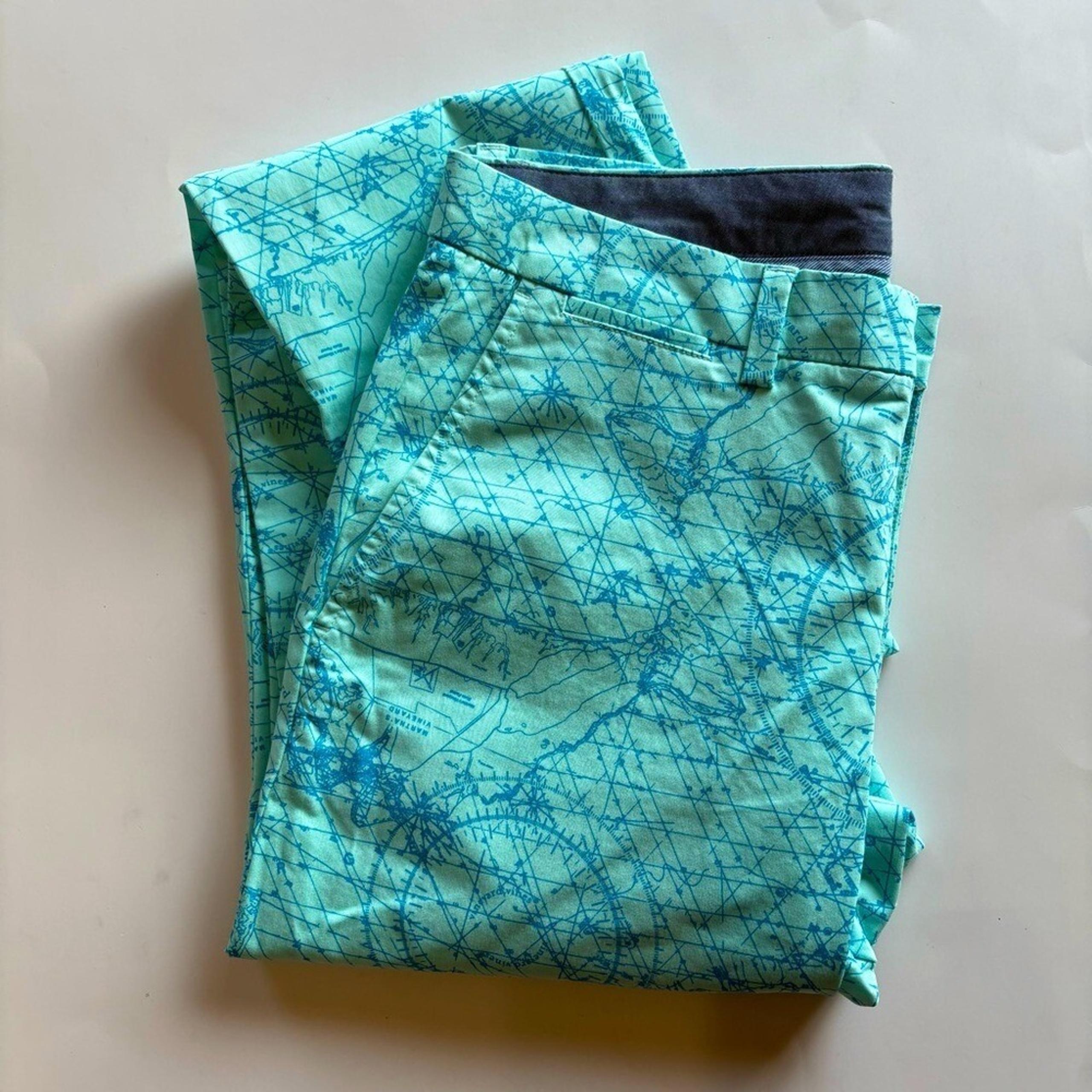 Vineyard Vines Men's 32x32 Nautical Printed Breaker Pants Golf Summer Beach