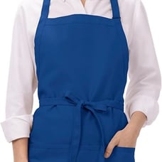 Unisex Three Pocket Apron Blue