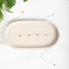 14k Gold HOPE Necklace