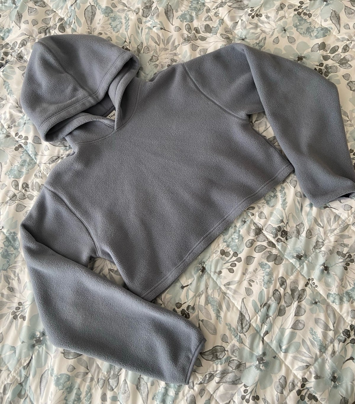 Aritzia TNA Polar Hoodie in Granite Blue