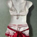 Lightly lined lace Demi apron