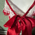 Lightly lined lace Demi apron