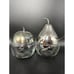 Vintage Pear & Apple Shaped Silver Plated Jam Dish Set