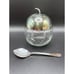 Vintage Pear & Apple Shaped Silver Plated Jam Dish Set
