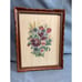 Vintage Framed Field Flowers Botanical Print Wall Art with Wood Frame 10x13