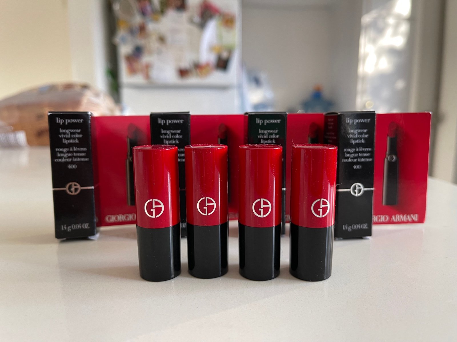 Giorgio Armani Satin Lip Makeup | Mercari