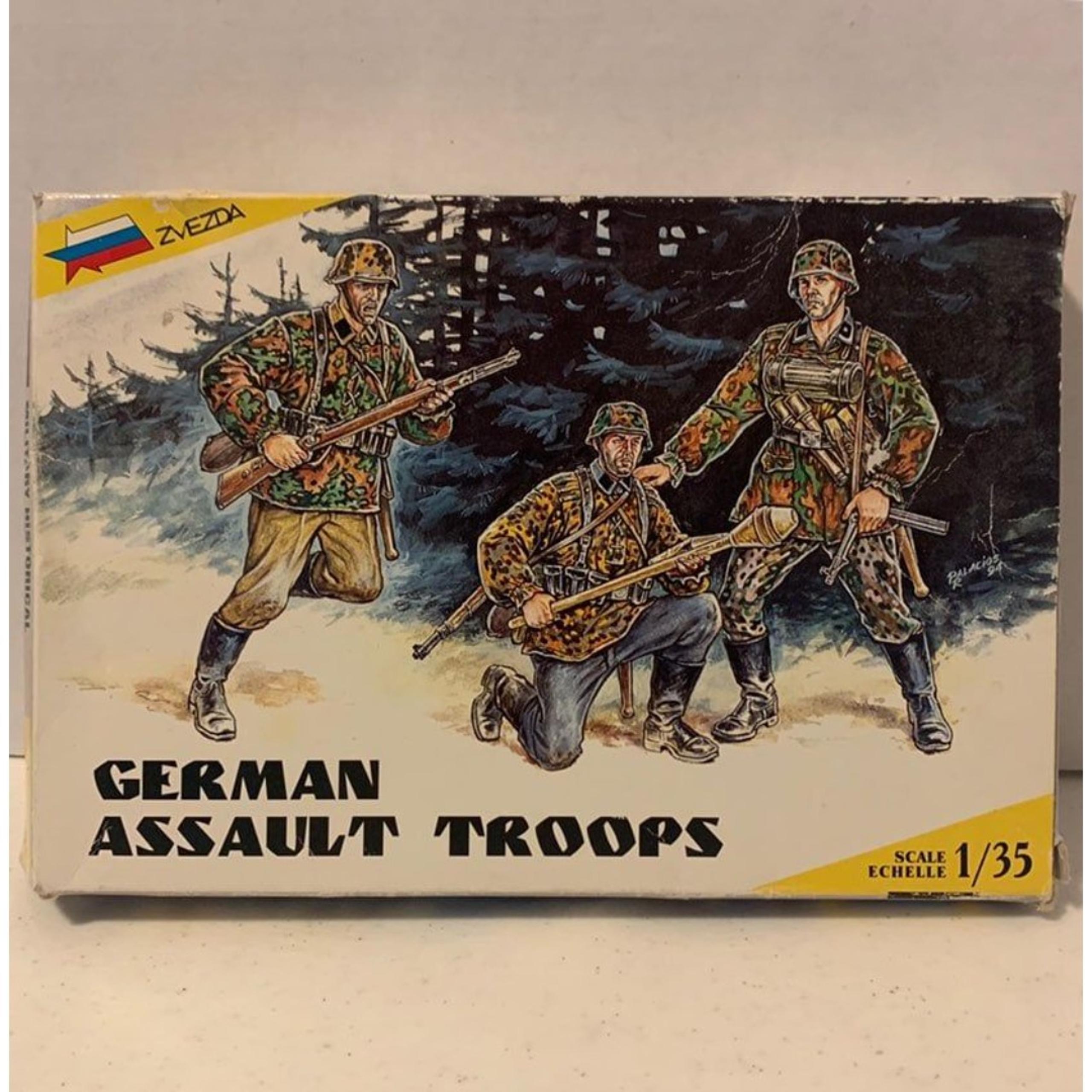 German Assault Troops 1/35 Model Zvezda