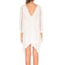 Majorelle Cambria Mini Dress Ivory White Cutout Long Sleeve Crochet Small New