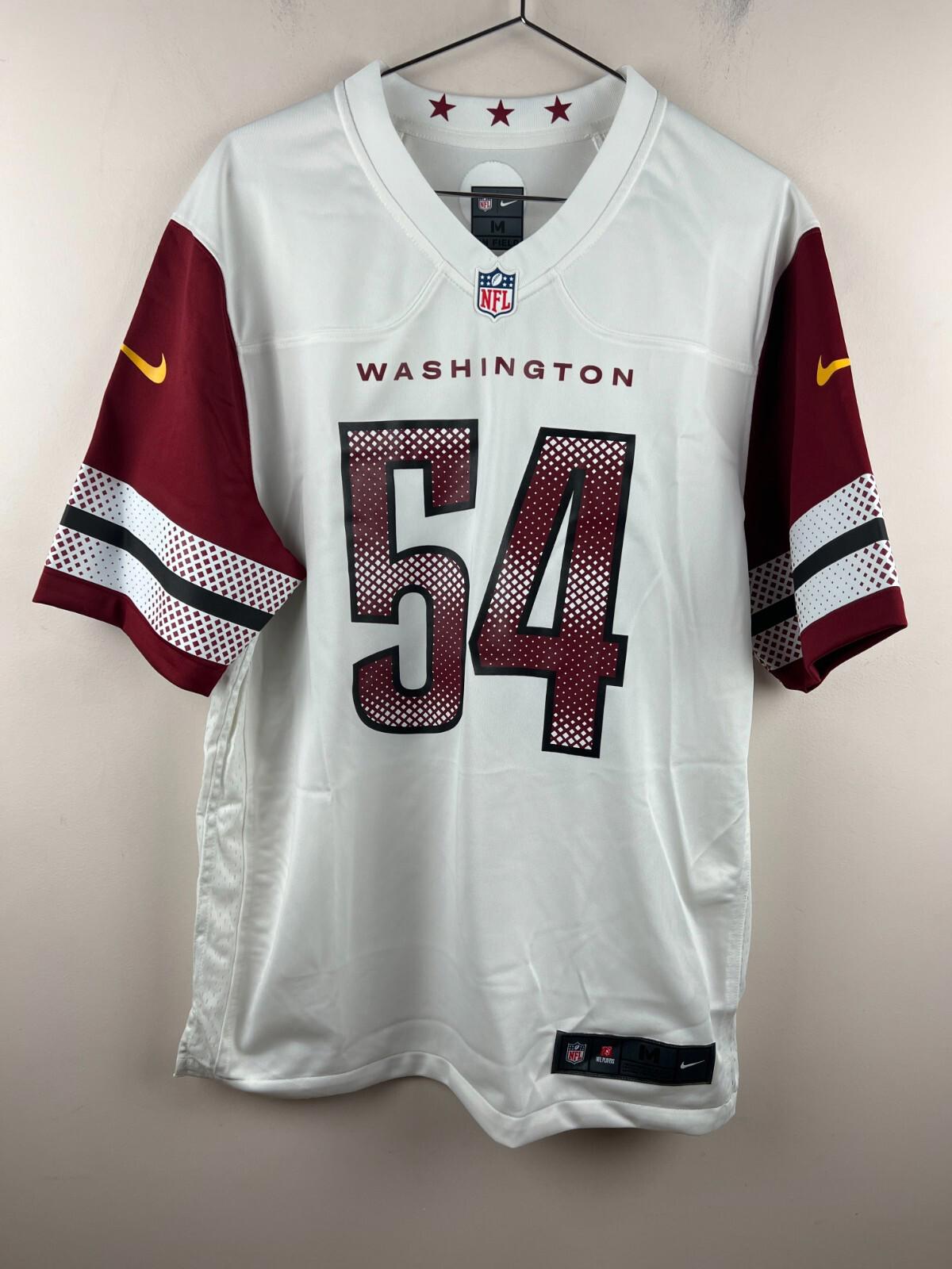 Mens Nike On Field Washington Commanders Bobby Wagner #54 Nike White Jersey XL