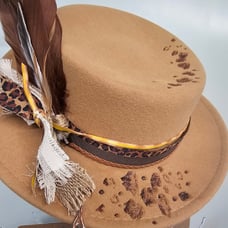 Womens leopard hat