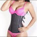 Small Black LATEX Rubber Waist Trainer