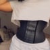 Small Black LATEX Rubber Waist Trainer