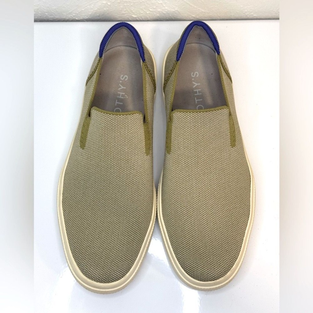 Rothy’s The Original Slip On Sneaker Green and Blue, W9.5 M8