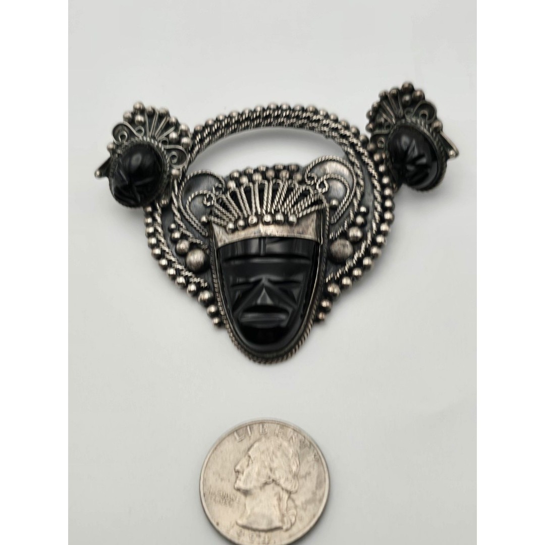 VINTAGE TAXCO MEXICO STERLING SILVER 925 TG-189 VINE GRAPES
