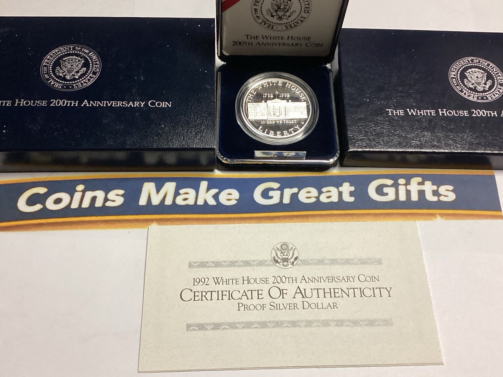 1992 Silver Proof Commemorative of 200th Anniversary of the White House