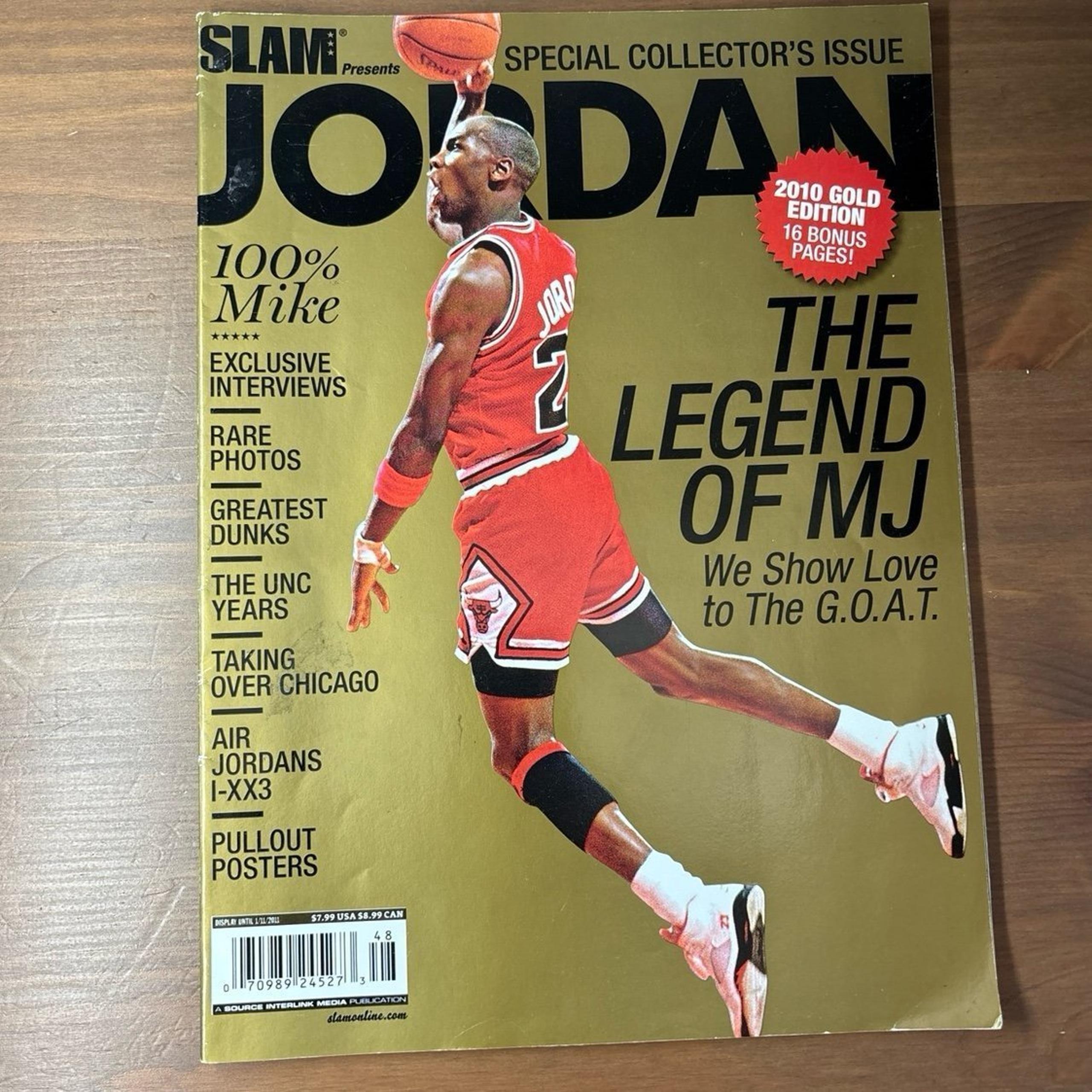 Slam Special Collectors Issue Michael Jordan Vintage Magazine 2010 Gold Edition
