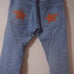 A Bathing Ape Star Embroidered Straight Denim
