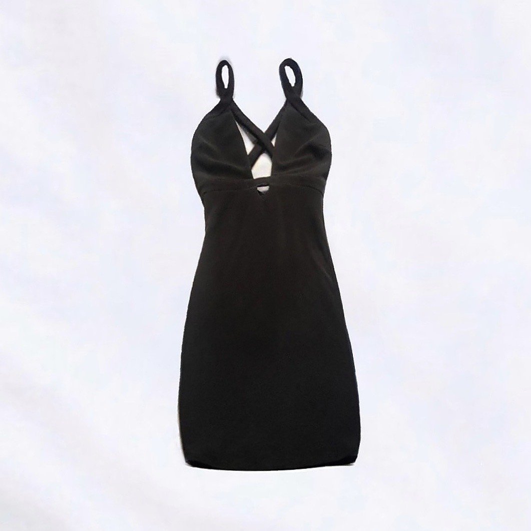 nookie plunge ribbed dress size 6