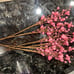 6 Pcs Valentine’s Day Gifts, Artificial Berry Flower Stems with Pink Heart Shape