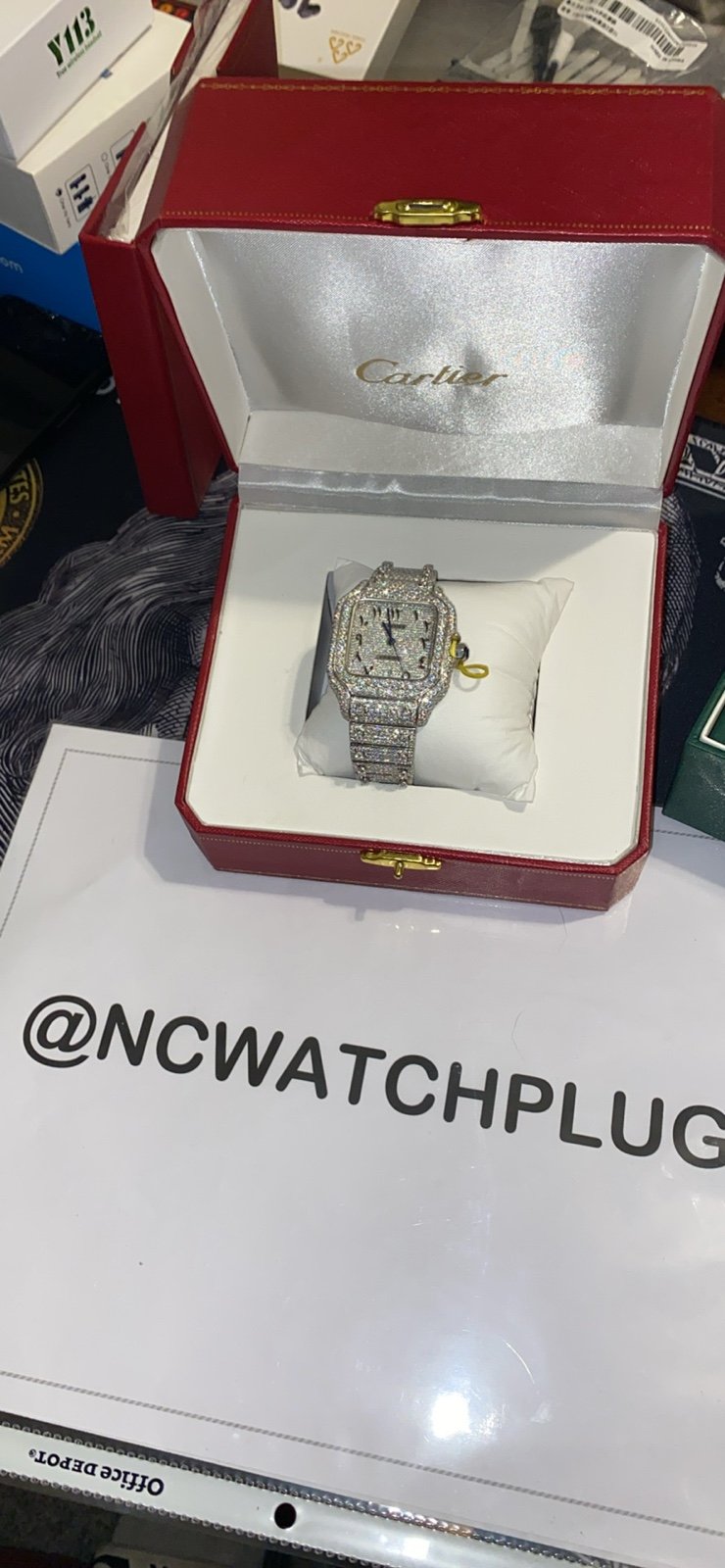 Hand Laid Custom VVS Watch