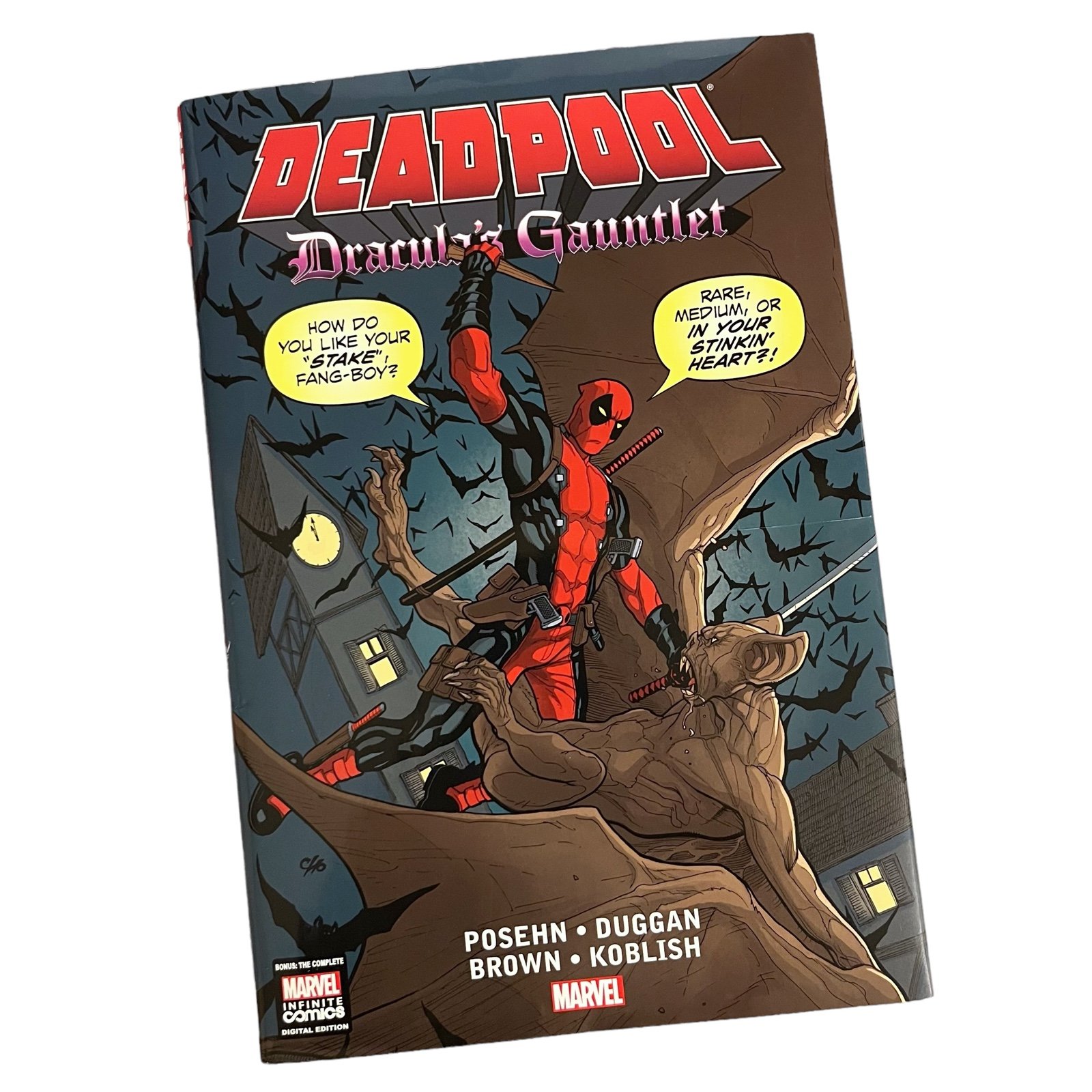 Deadpool Dracula's Gauntlet By Posehn Duggan Brown Koblish Hardcover 2014